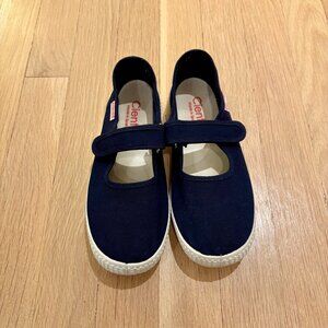 Cienta Kids Mary Janes Navy Blue Size 34 (3)